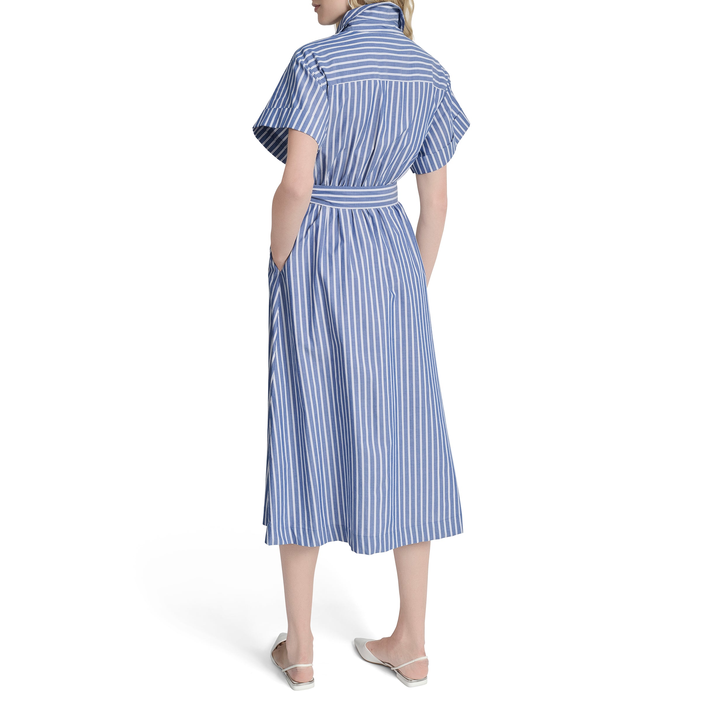 Vestido para Dama DKNY CHAMBRAY/BRIGHT WHIT