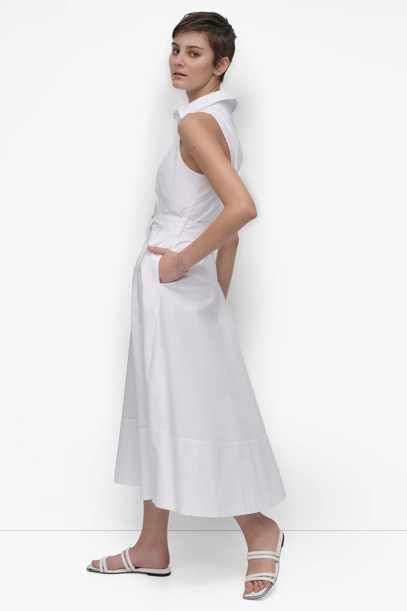 Vestido para Dama DKNY WHITE