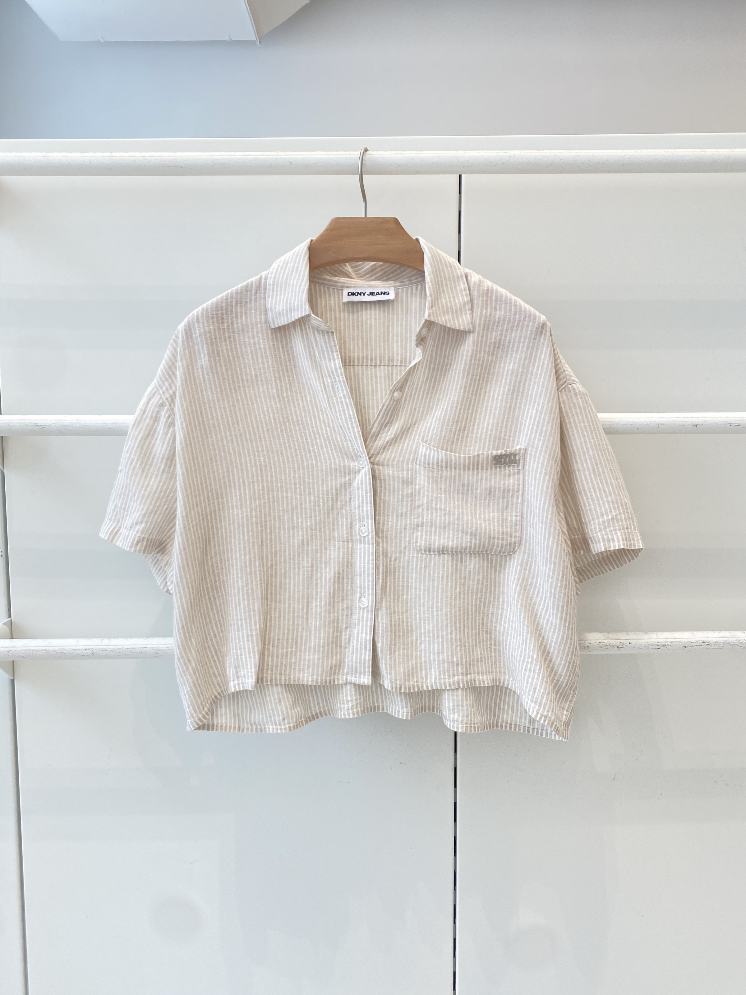 Camisa para Dama DKNY LEX STRIPE-PEBBLE/IV