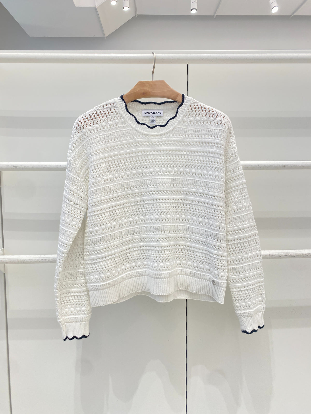 Sweater para Dama DKNY WHITE/BLACK