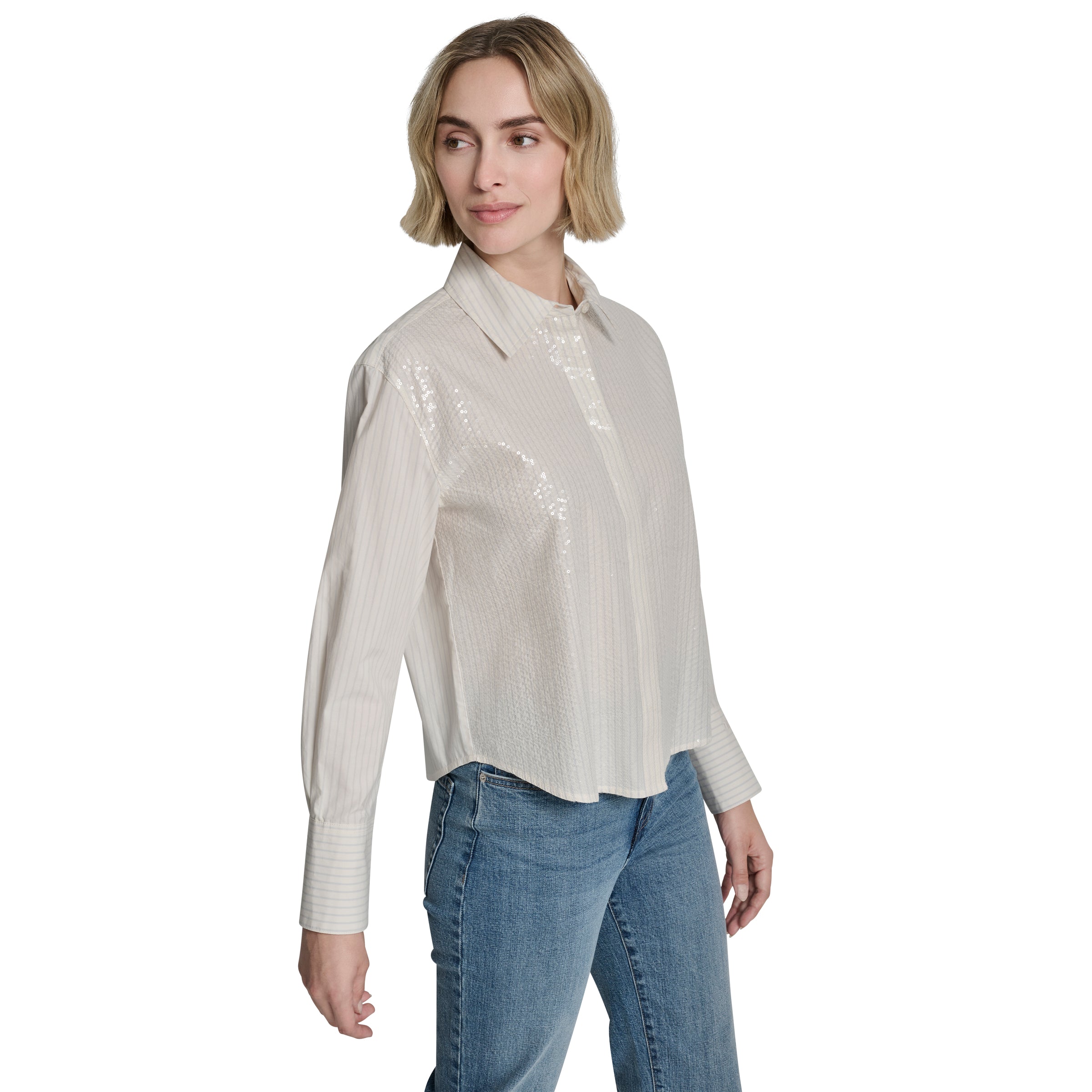 Top para Dama DKNY LASALLE STRIPE-EGGNO