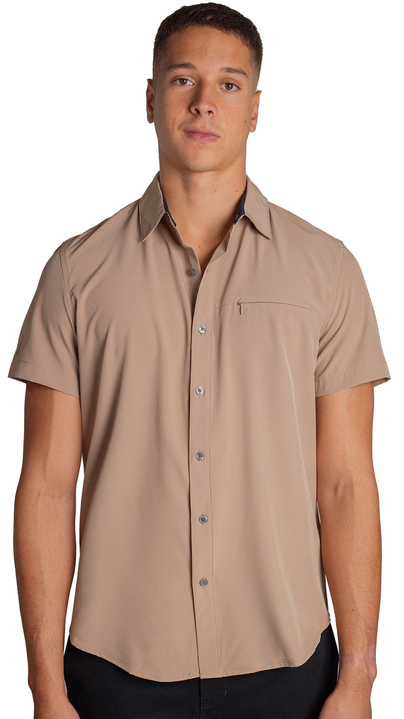 Camisa DK14SW1090-TAN