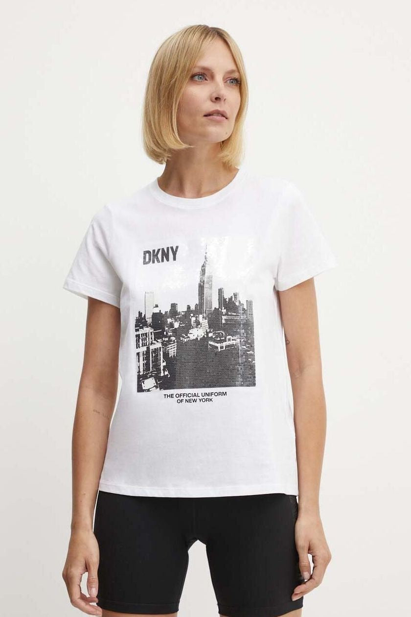 T-Shirt para Dama DKNY WHITE
