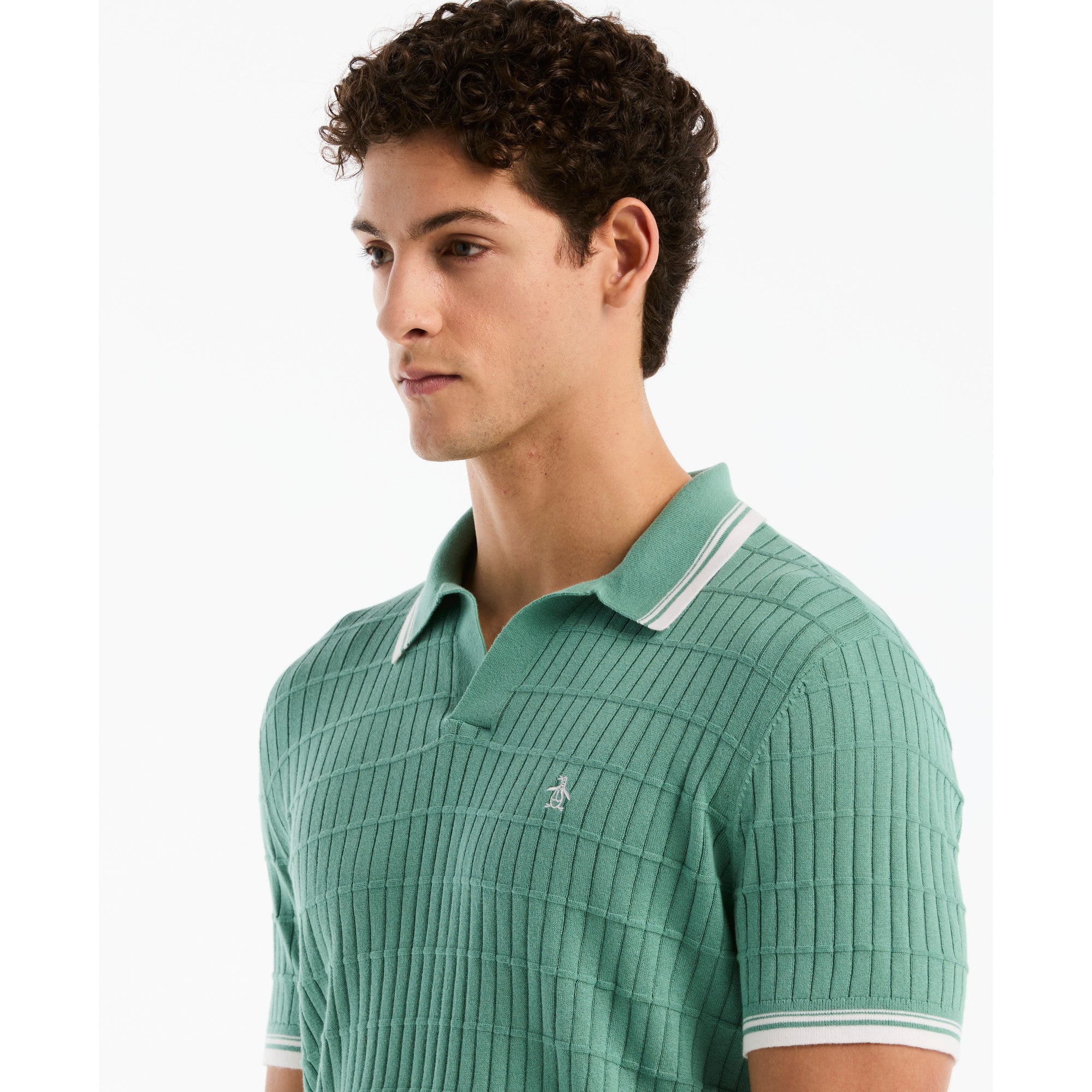 Polo Manga Corta Hombre Original Penguin BERYL GREEN