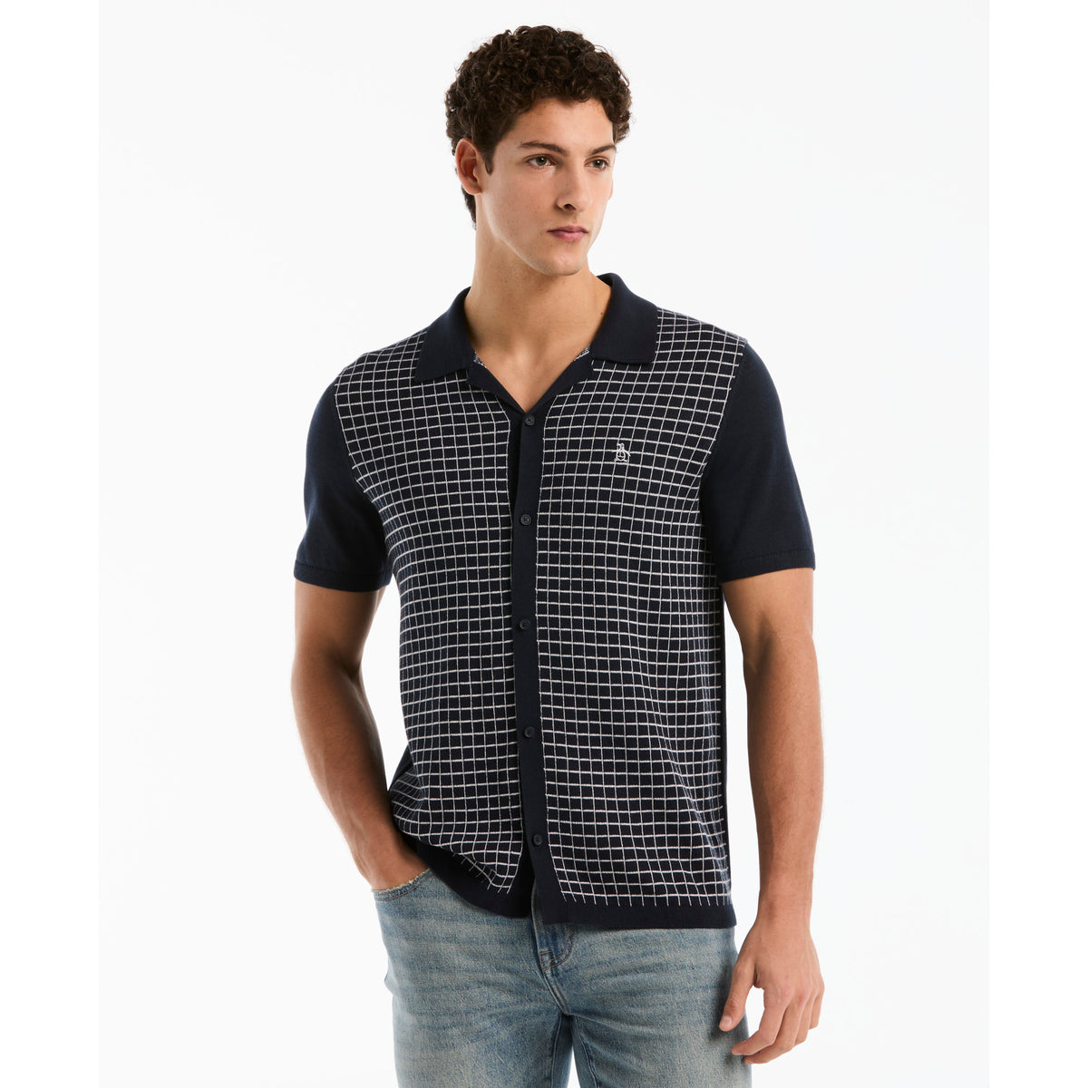 Polo Manga Corta Hombre Original Penguin DARK SAPPHIRE