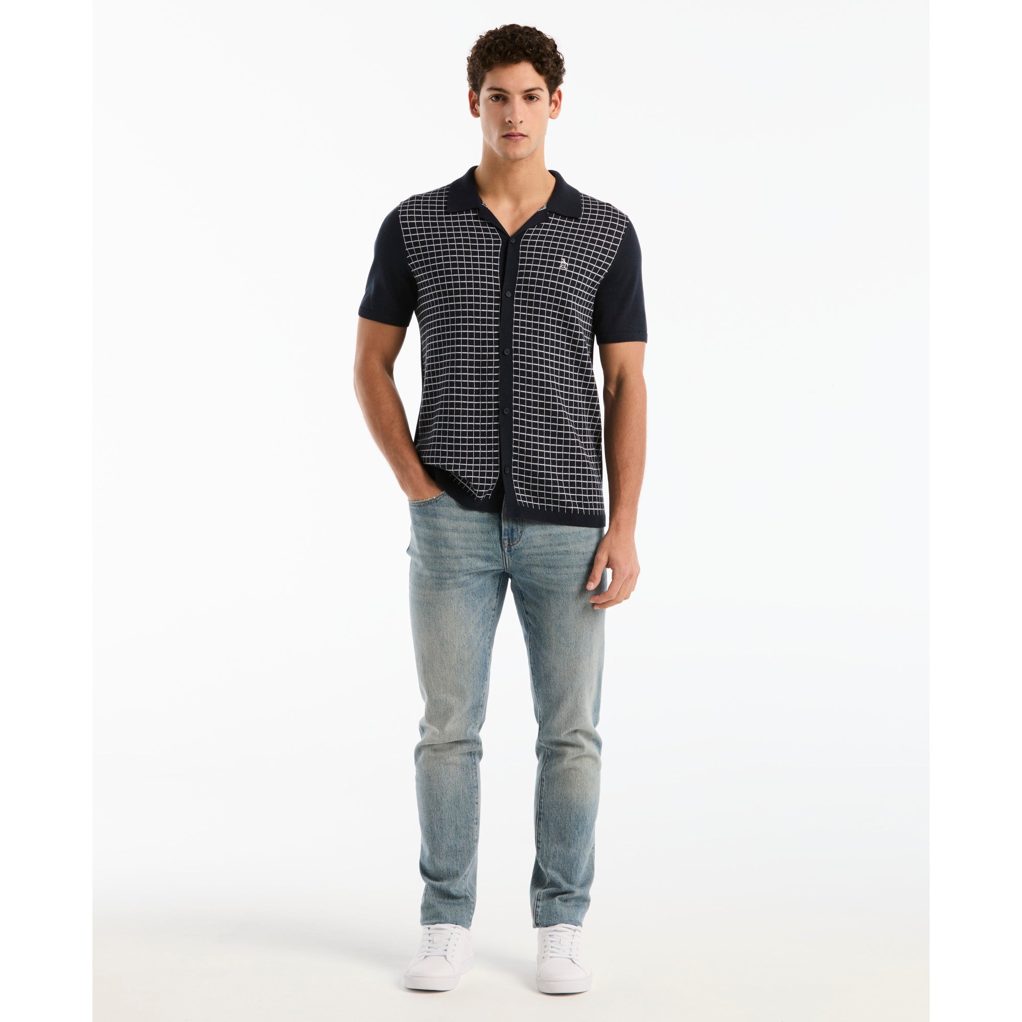 Polo Manga Corta Hombre Original Penguin DARK SAPPHIRE