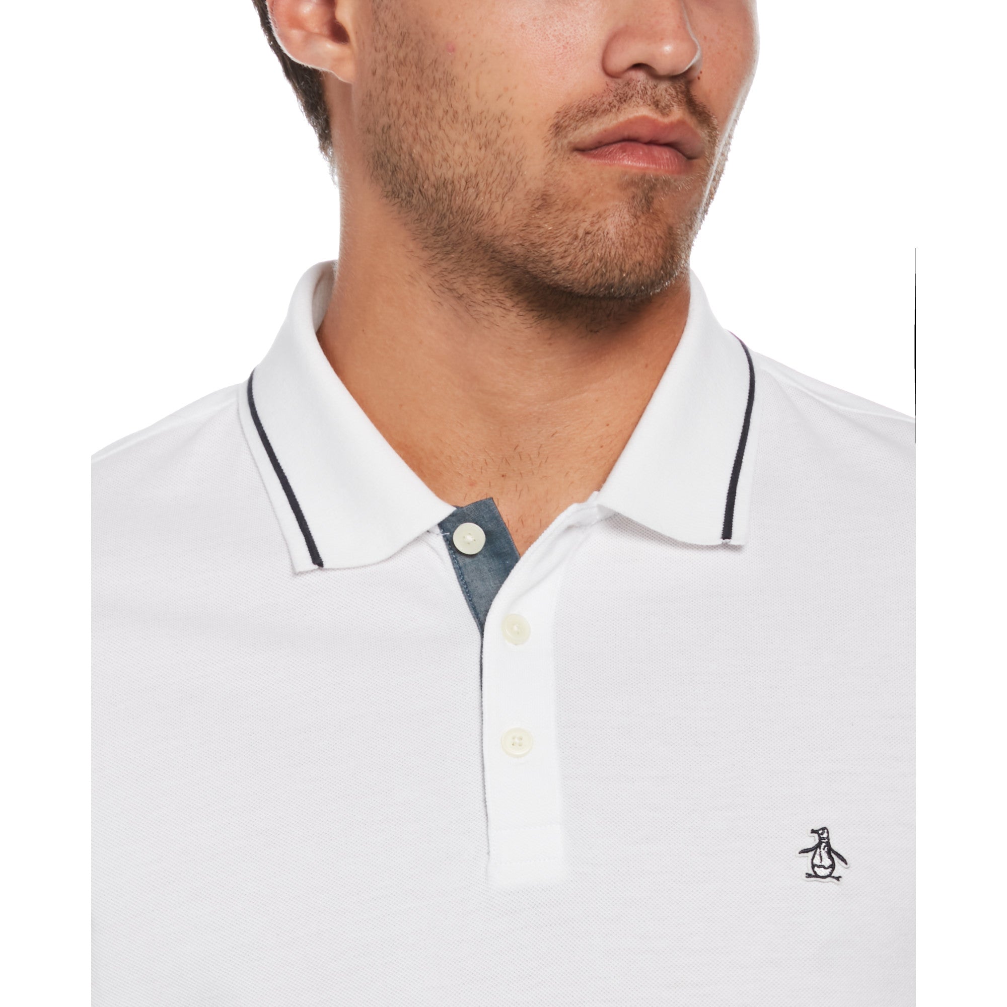 Polo Manga Corta Hombre Original Penguin BRIGHT WHITE