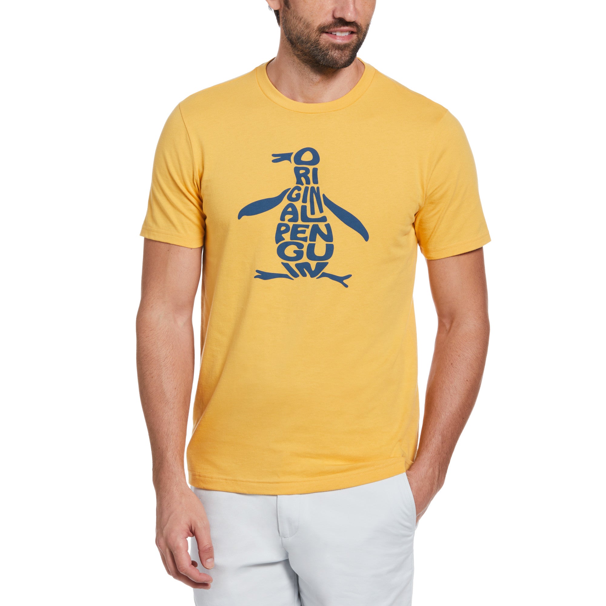T-Shirt para Hombre Original Penguin MINERAL YELLOW