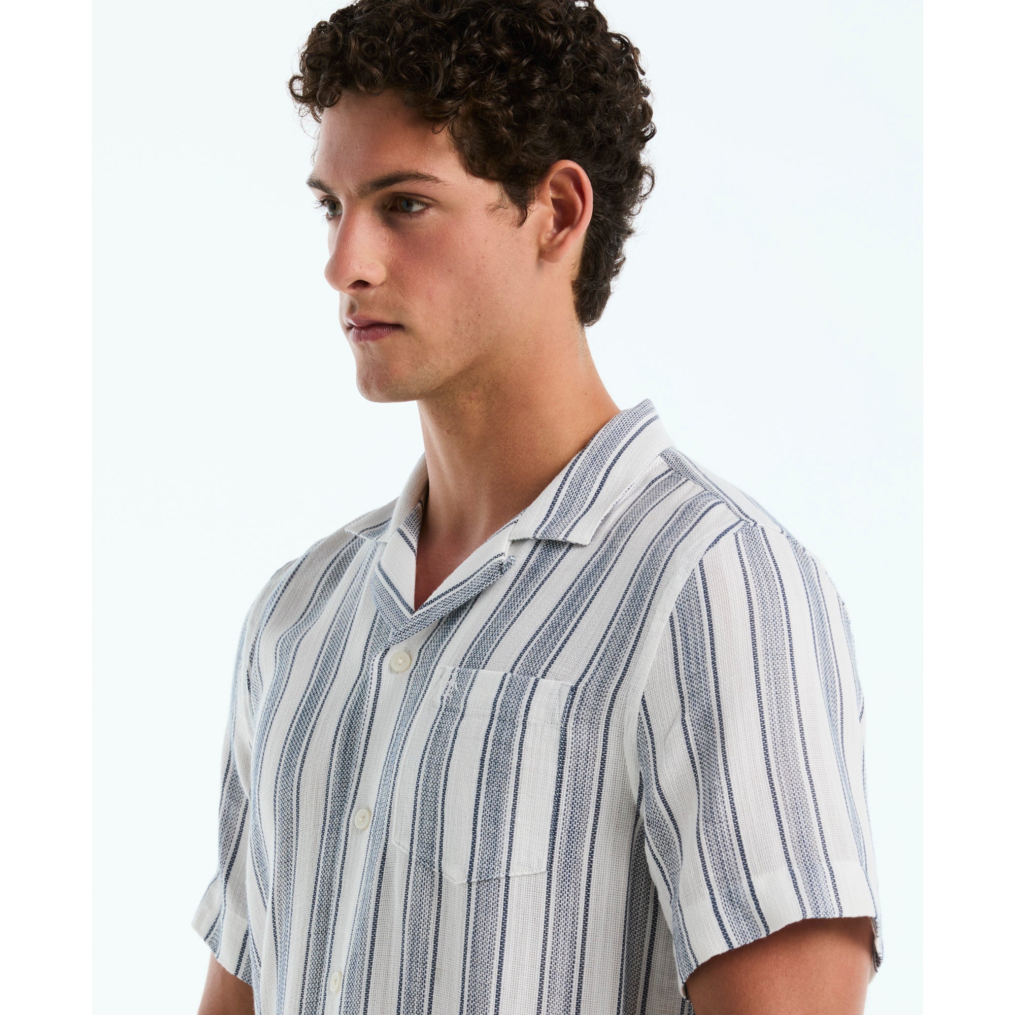 Camisa Casual Manga Corta Hombre Original Penguin BRIGHT WHITE