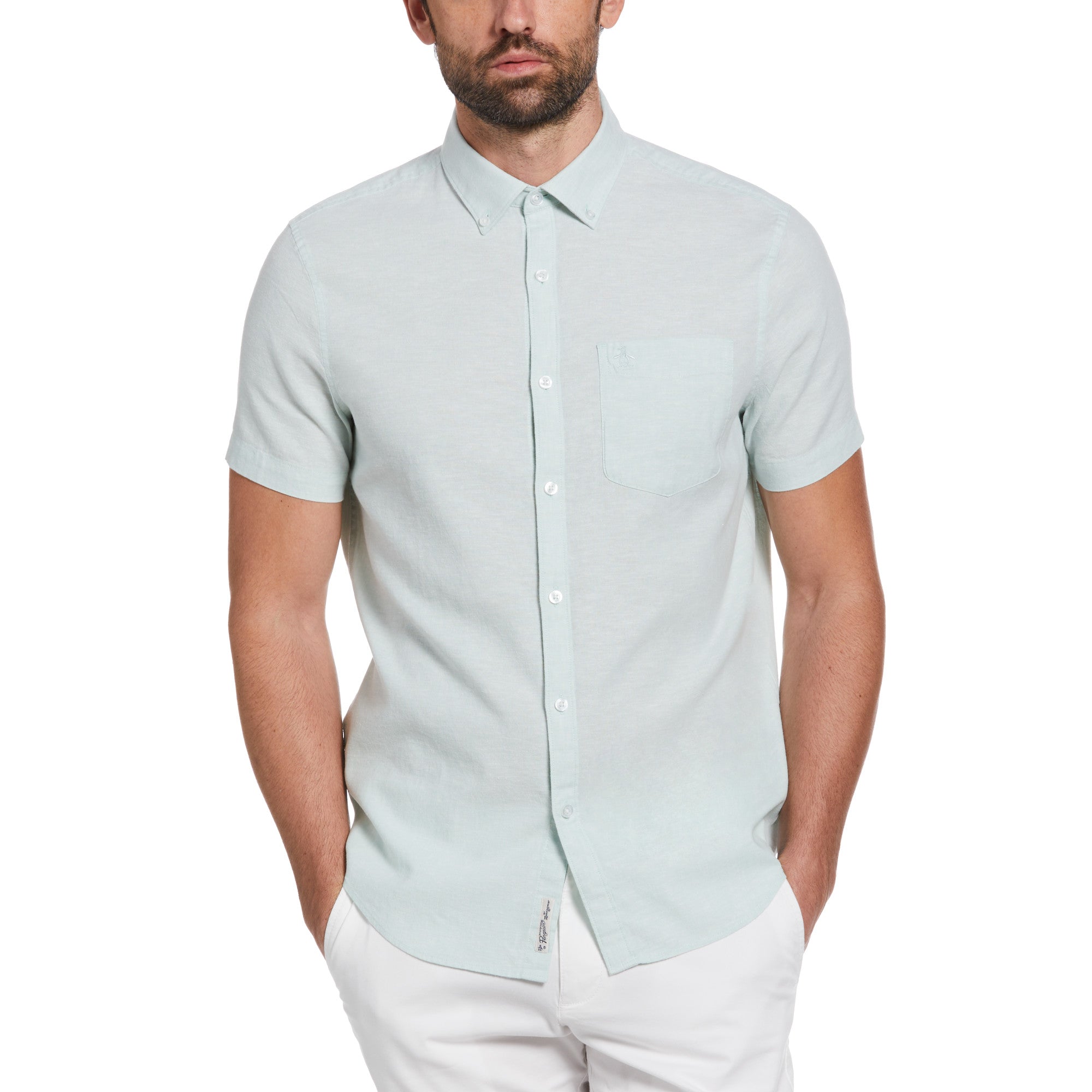 Camisa Casual Manga Corta OCWM3000-336