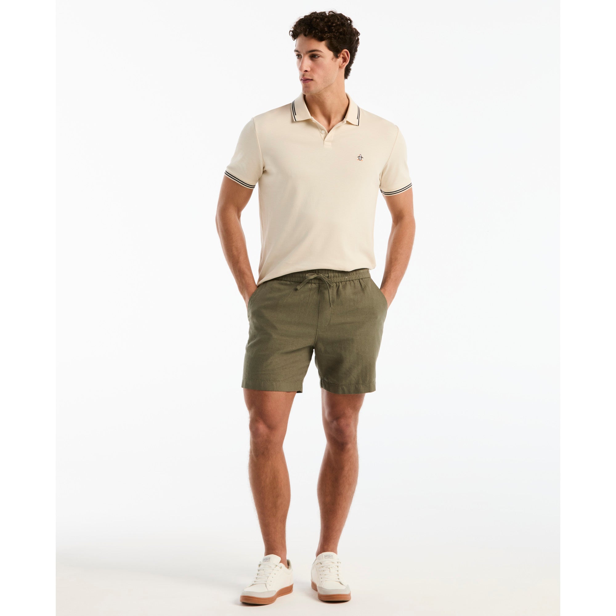 Short para Hombre Original Penguin DUSTY OLIVE