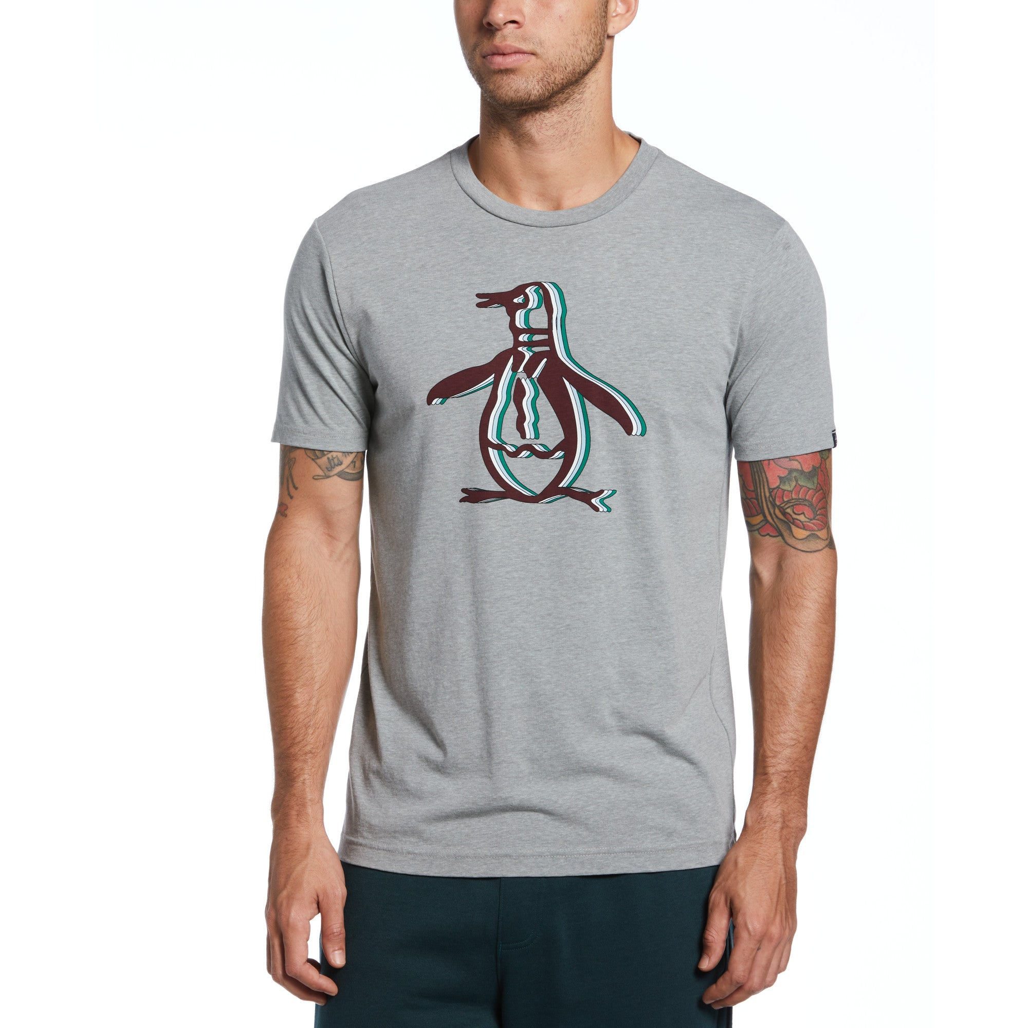 T-Shirt para Hombre Original Penguin RAIN HEATHER