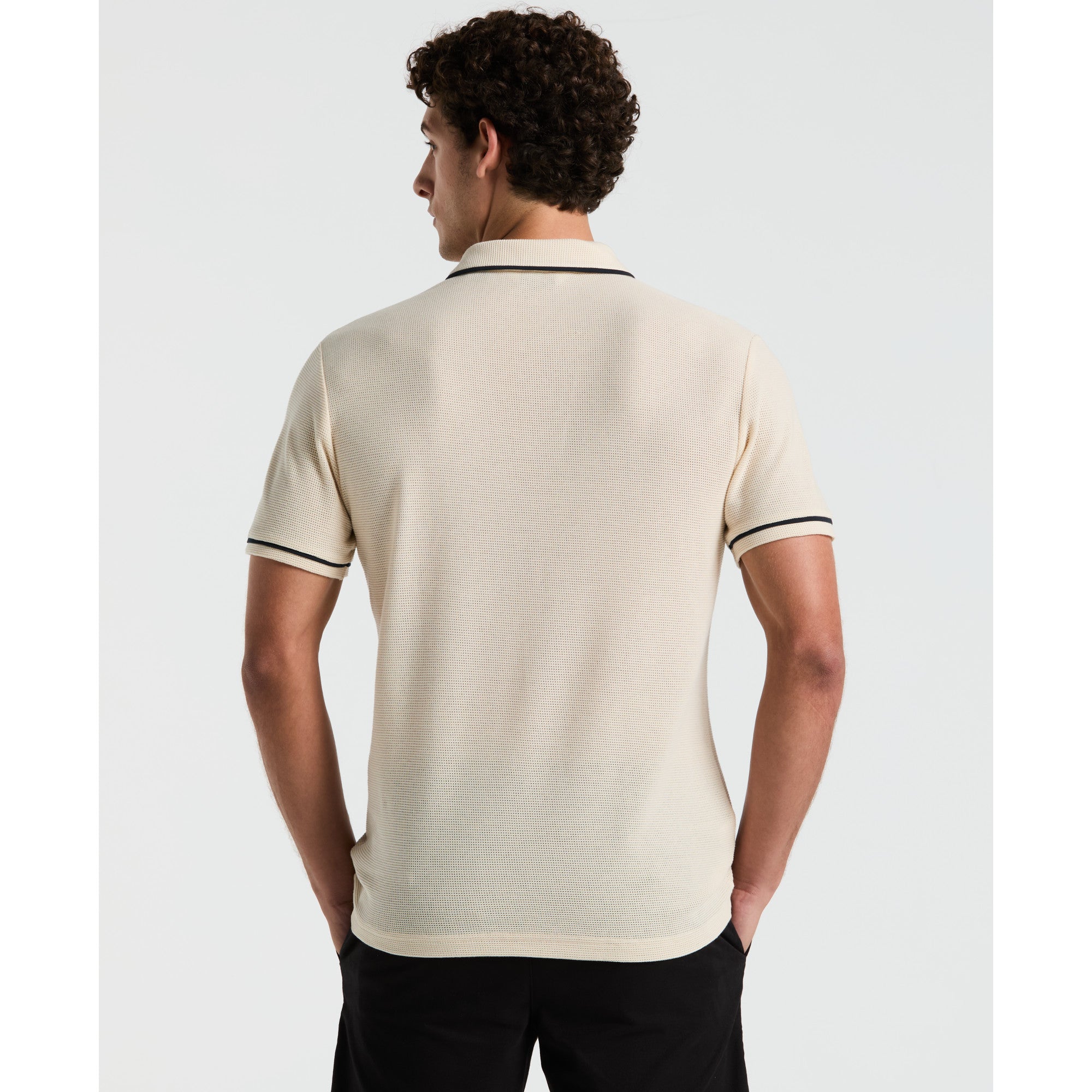 Polo Manga Corta Hombre OPKM3500-252 vista 4