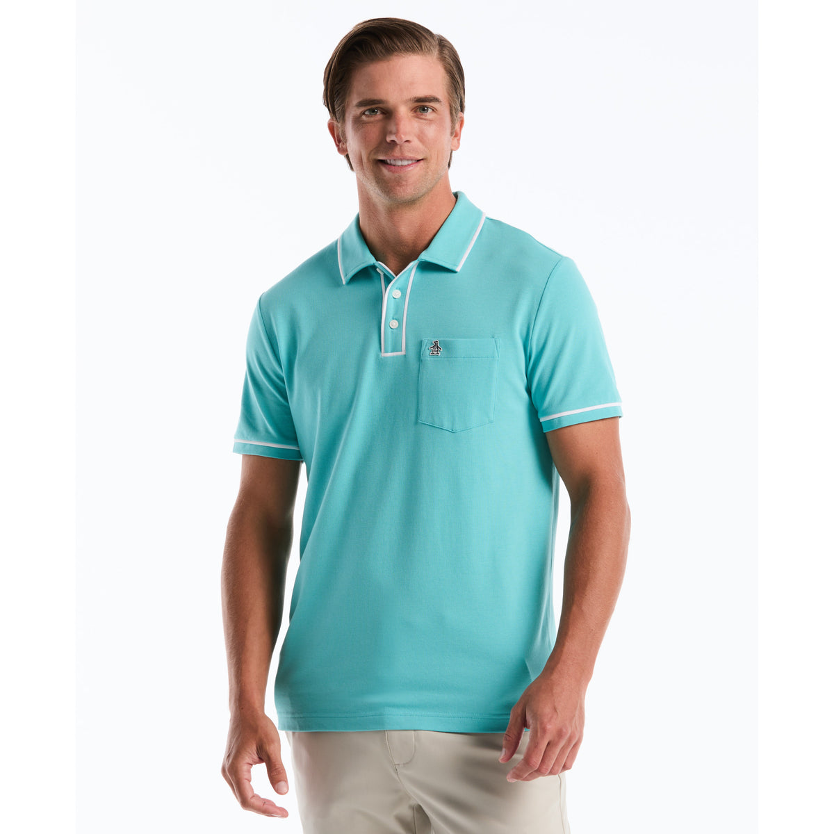 Polo Manga Corta Para Hombre