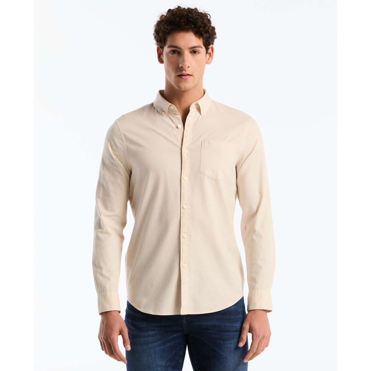 Camisa Casual Manga Larga