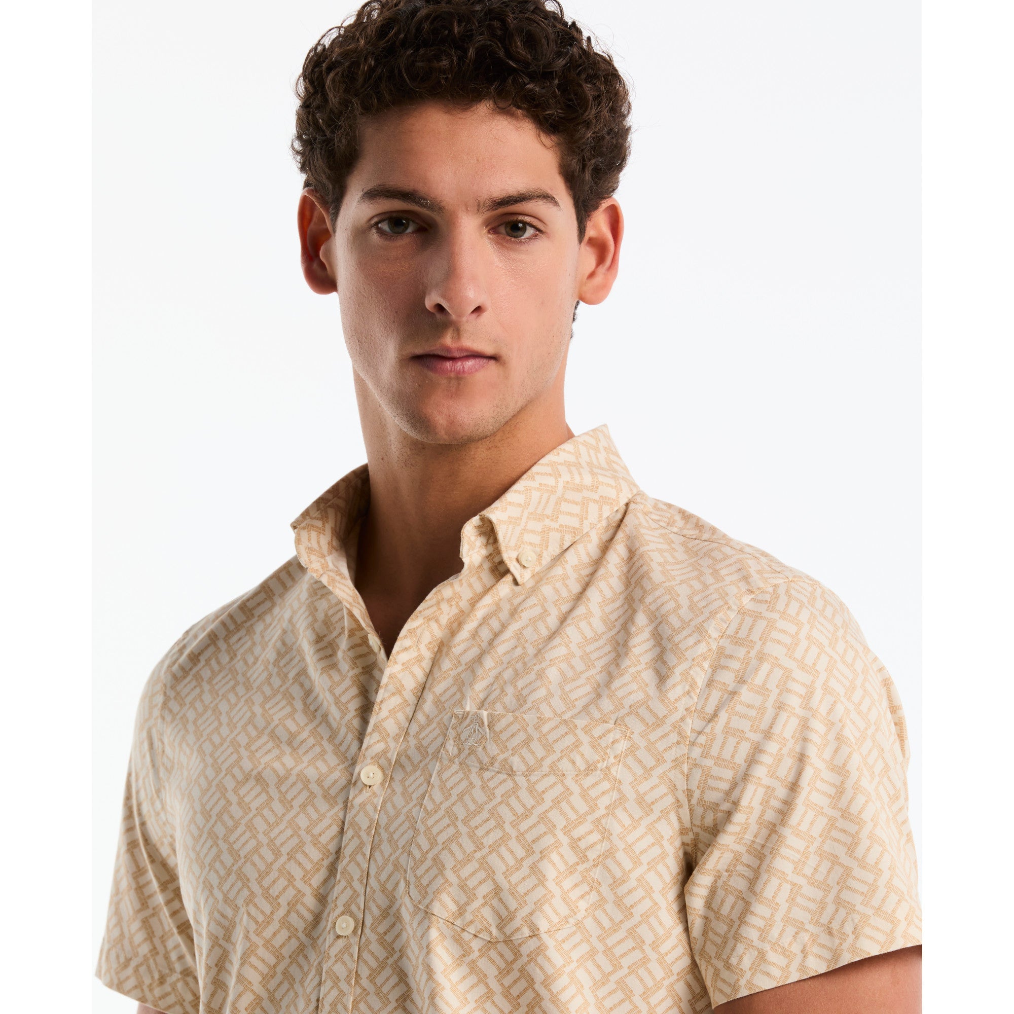 Camisa Casual Manga Corta Hombre Original Penguin BIRCH