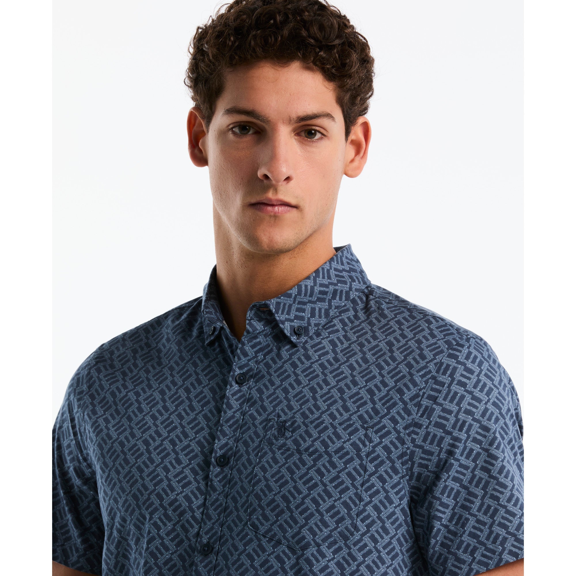 Camisa Casual Manga Corta Hombre Original Penguin SARGASSO SEA