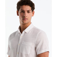 Camisa Casual Manga Corta Hombre Original Penguin BRIGHT WHITE