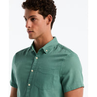 Camisa Casual Manga Corta Hombre Original Penguin BERYL GREEN