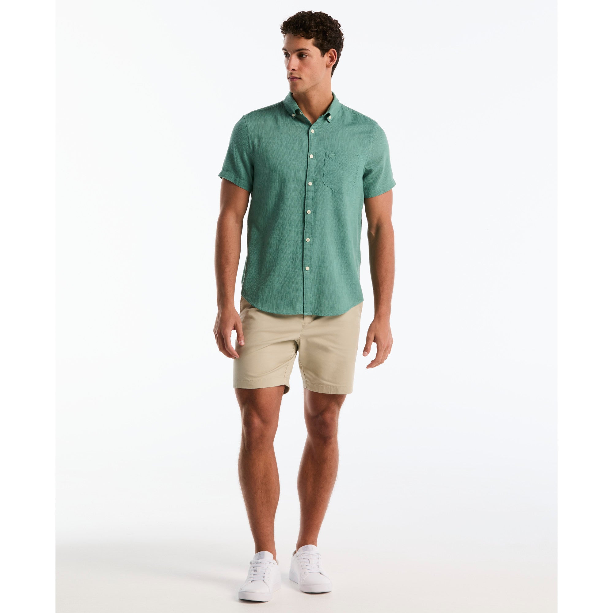 Camisa Casual Manga Corta Hombre Original Penguin BERYL GREEN