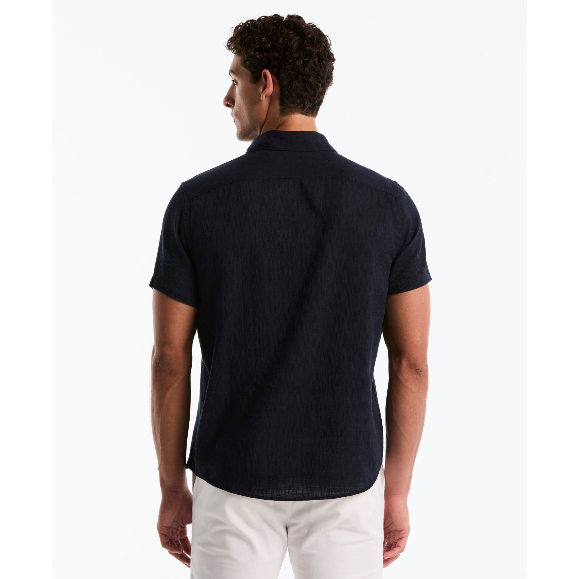 Camisa Casual Manga Corta Hombre Original Penguin DARK SAPPHIRE