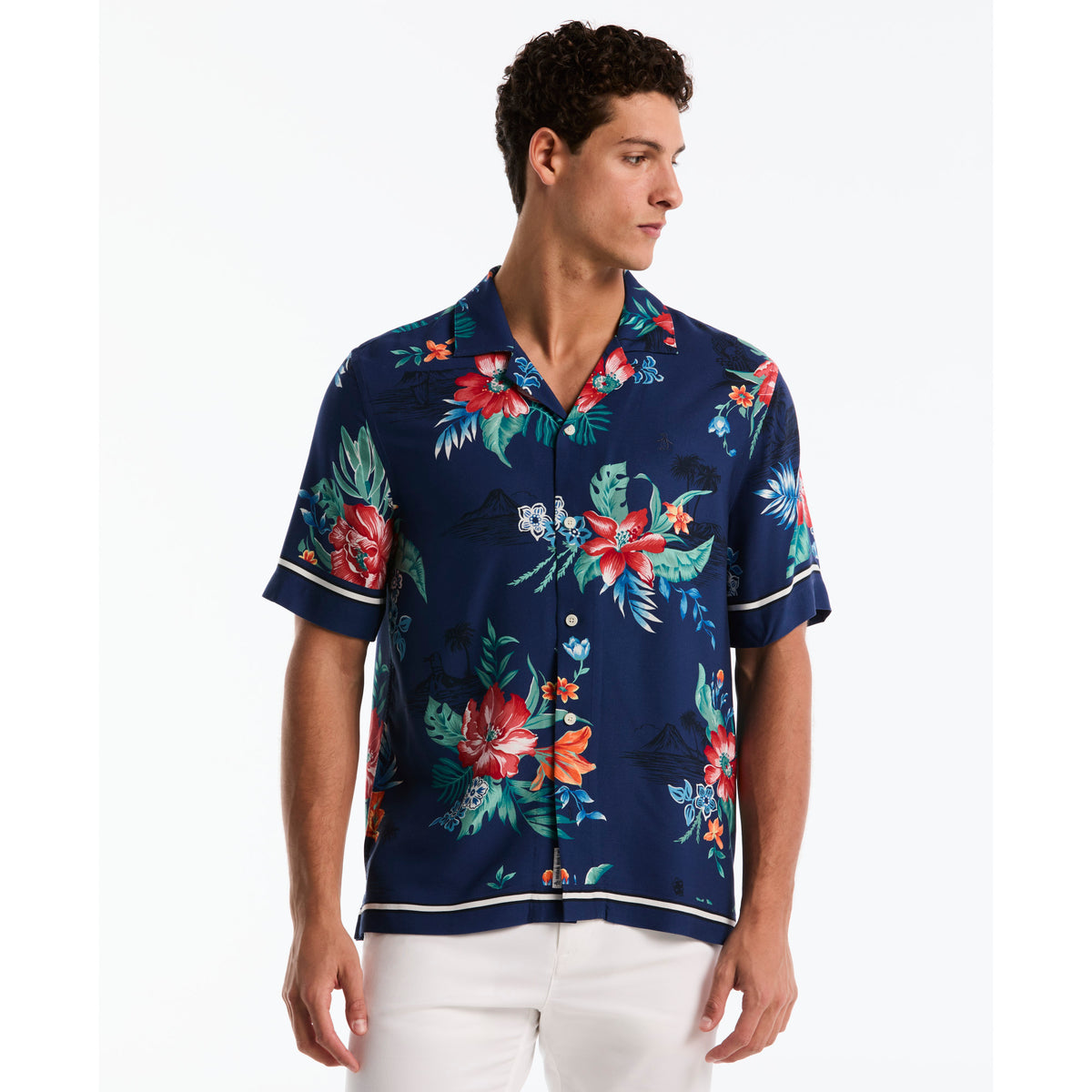Camisa Casual Manga Corta Hombre Original Penguin BLUE DEPTHS