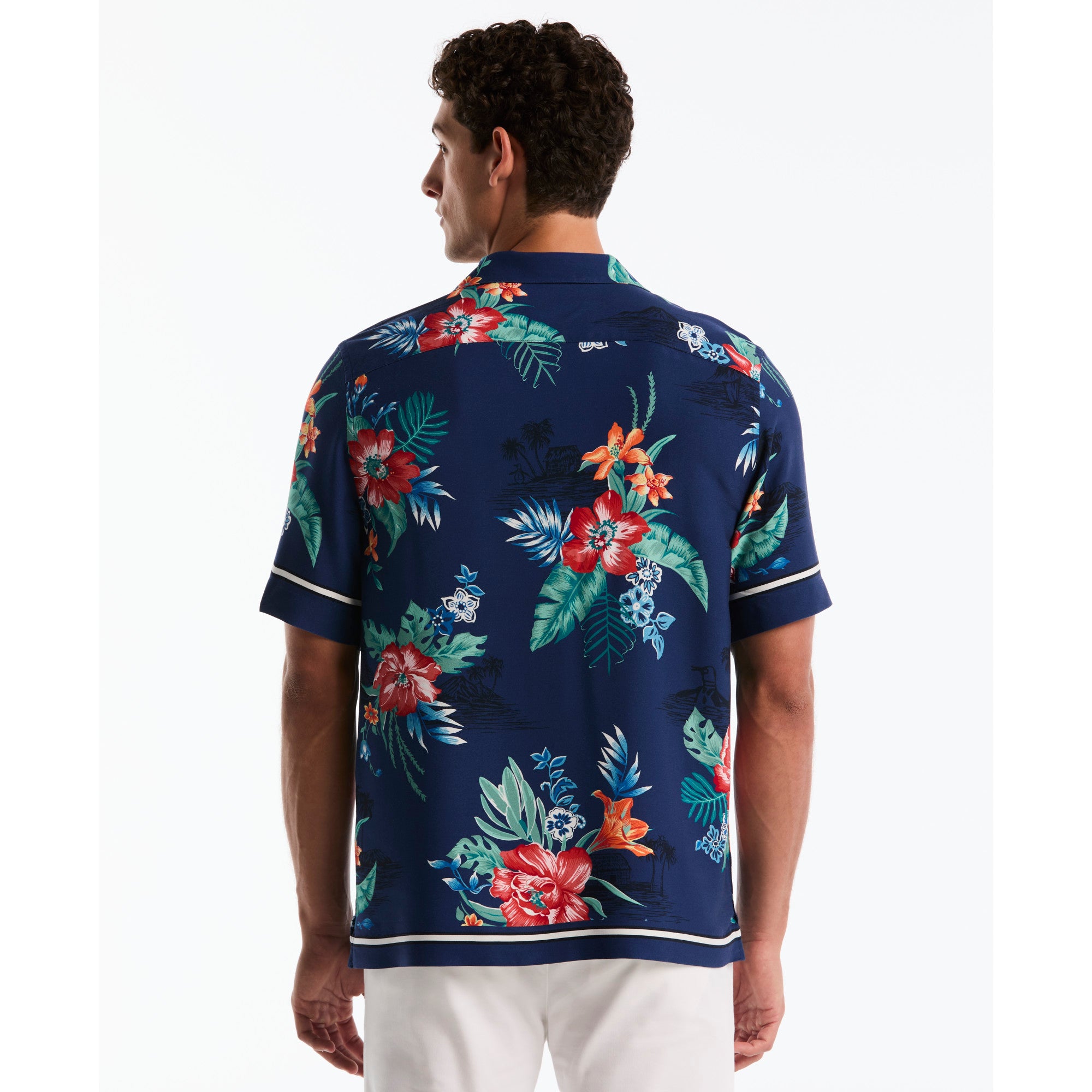 Camisa Casual Manga Corta Hombre Original Penguin BLUE DEPTHS