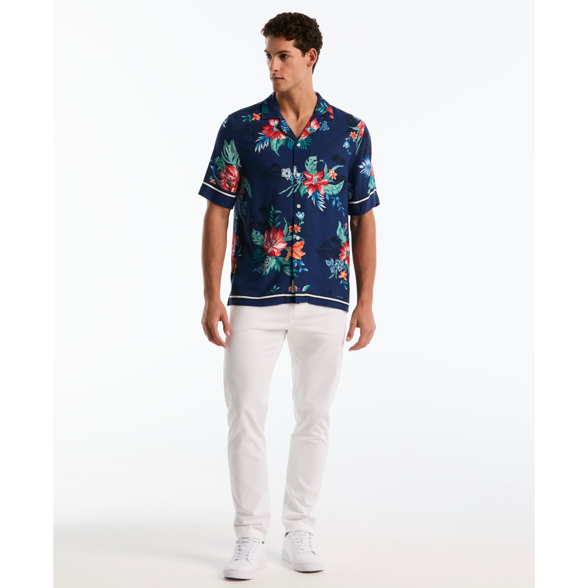 Camisa Casual Manga Corta Hombre Original Penguin BLUE DEPTHS