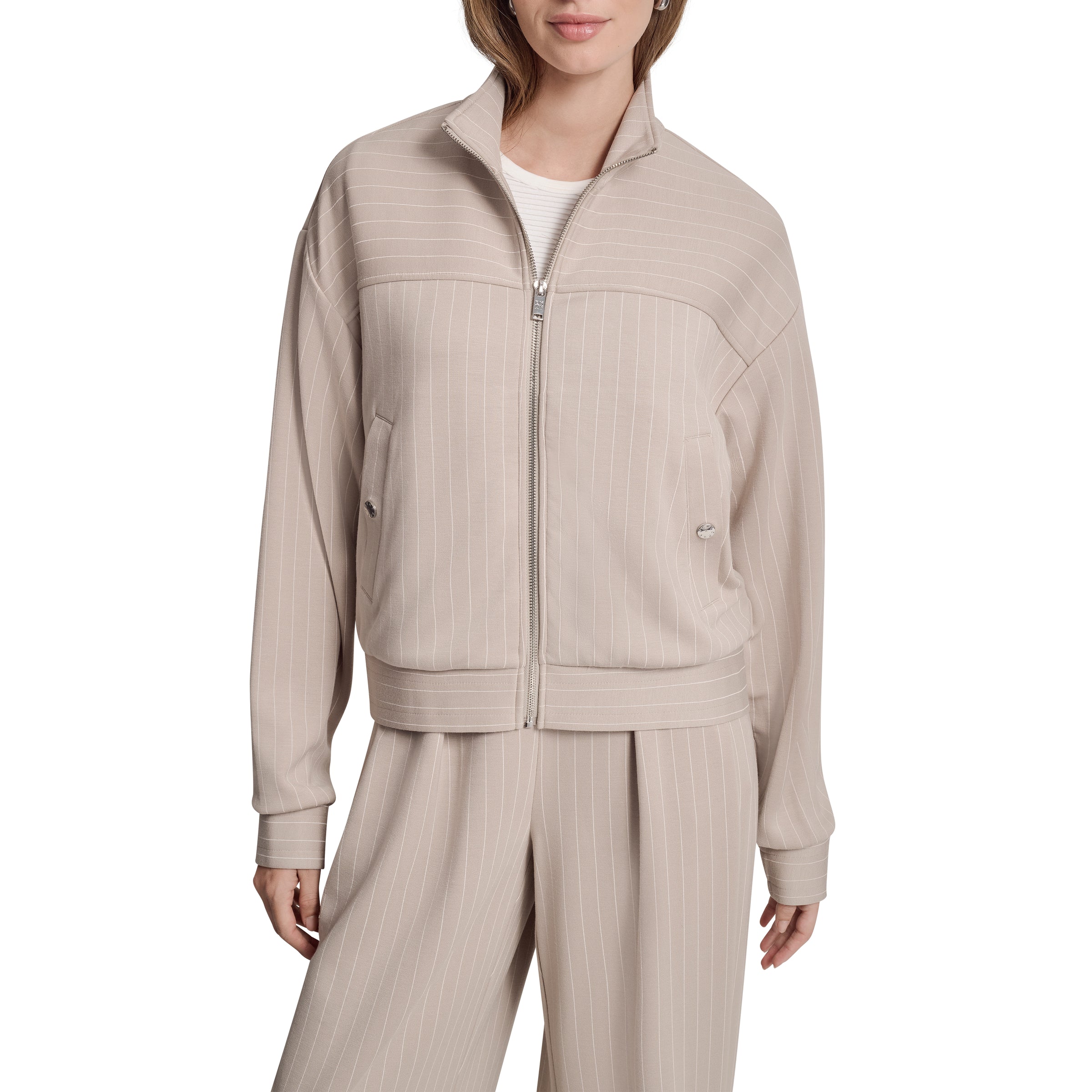 Jacket para Dama DKNY PEBBLE PINSTRIPE