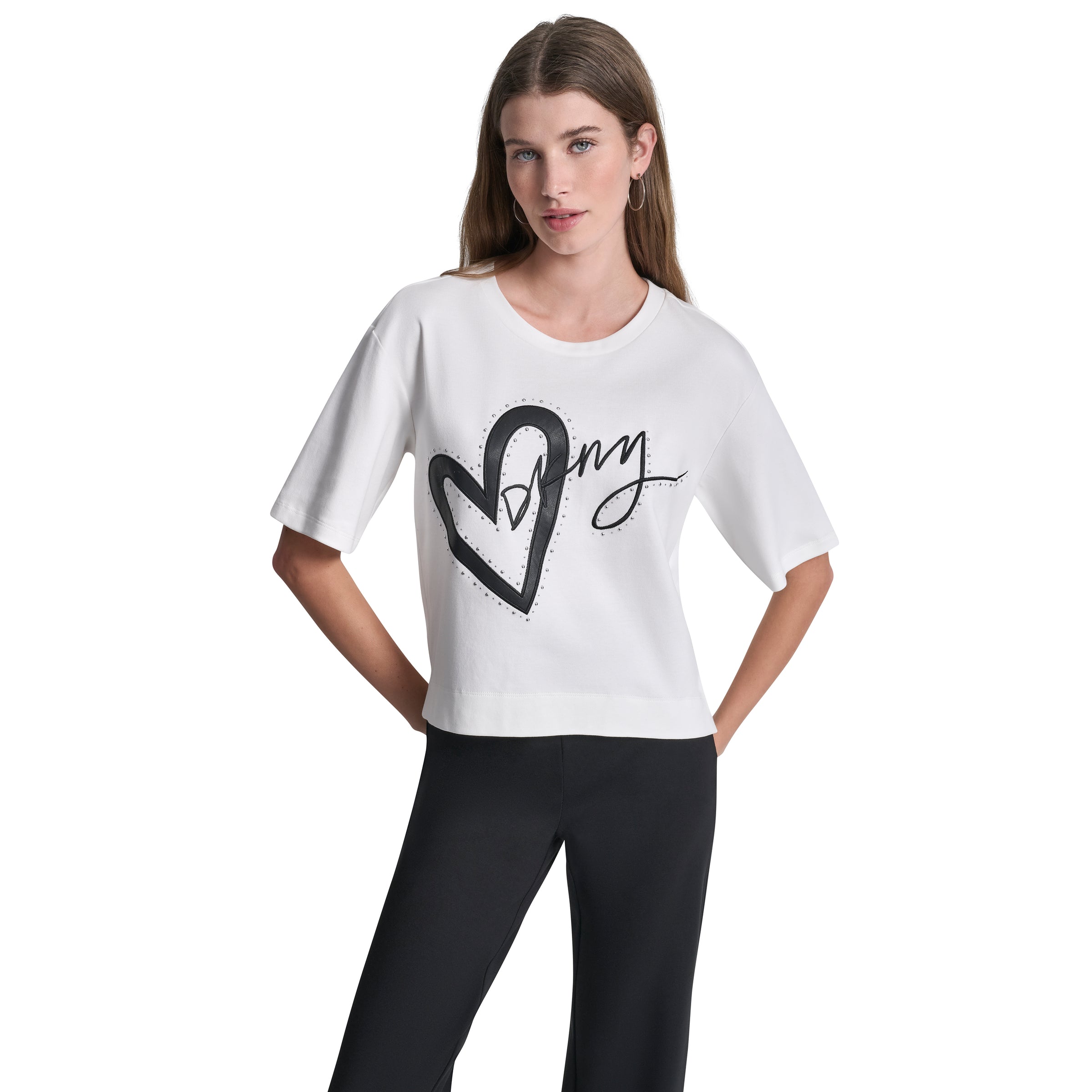 Blusa para Dama DKNY WHITE