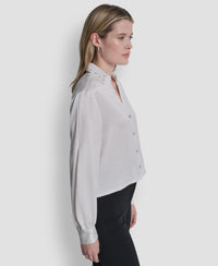 P6AM7E50-IVY Blusa Para Dama - vista 3