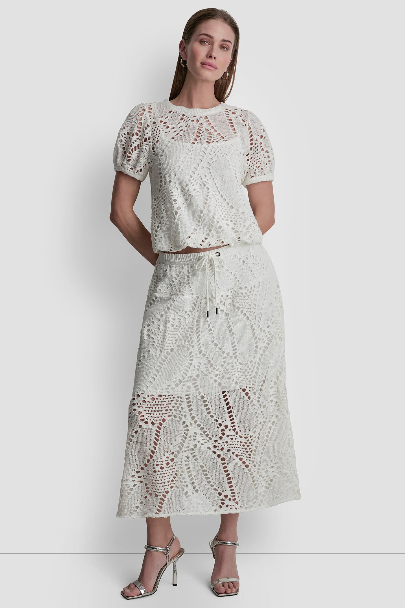 Falda para Dama DKNY IVORY