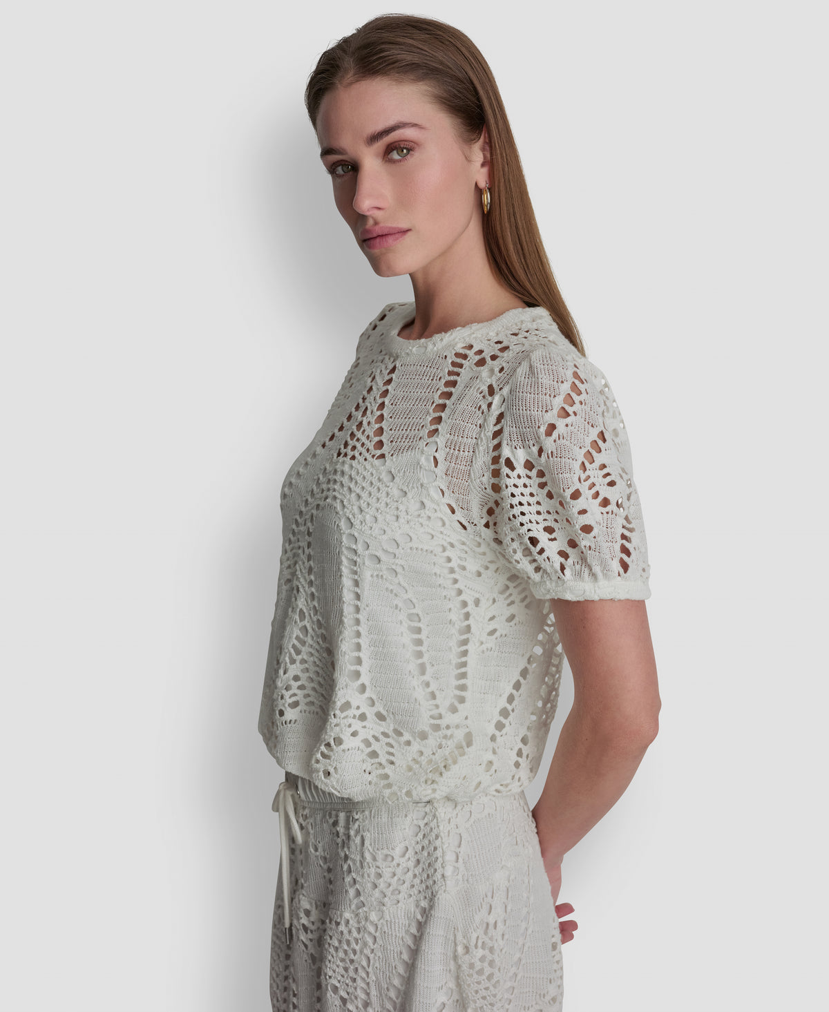 Blusa para Dama DKNY IVORY