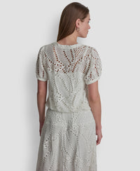Blusa para Dama DKNY IVORY