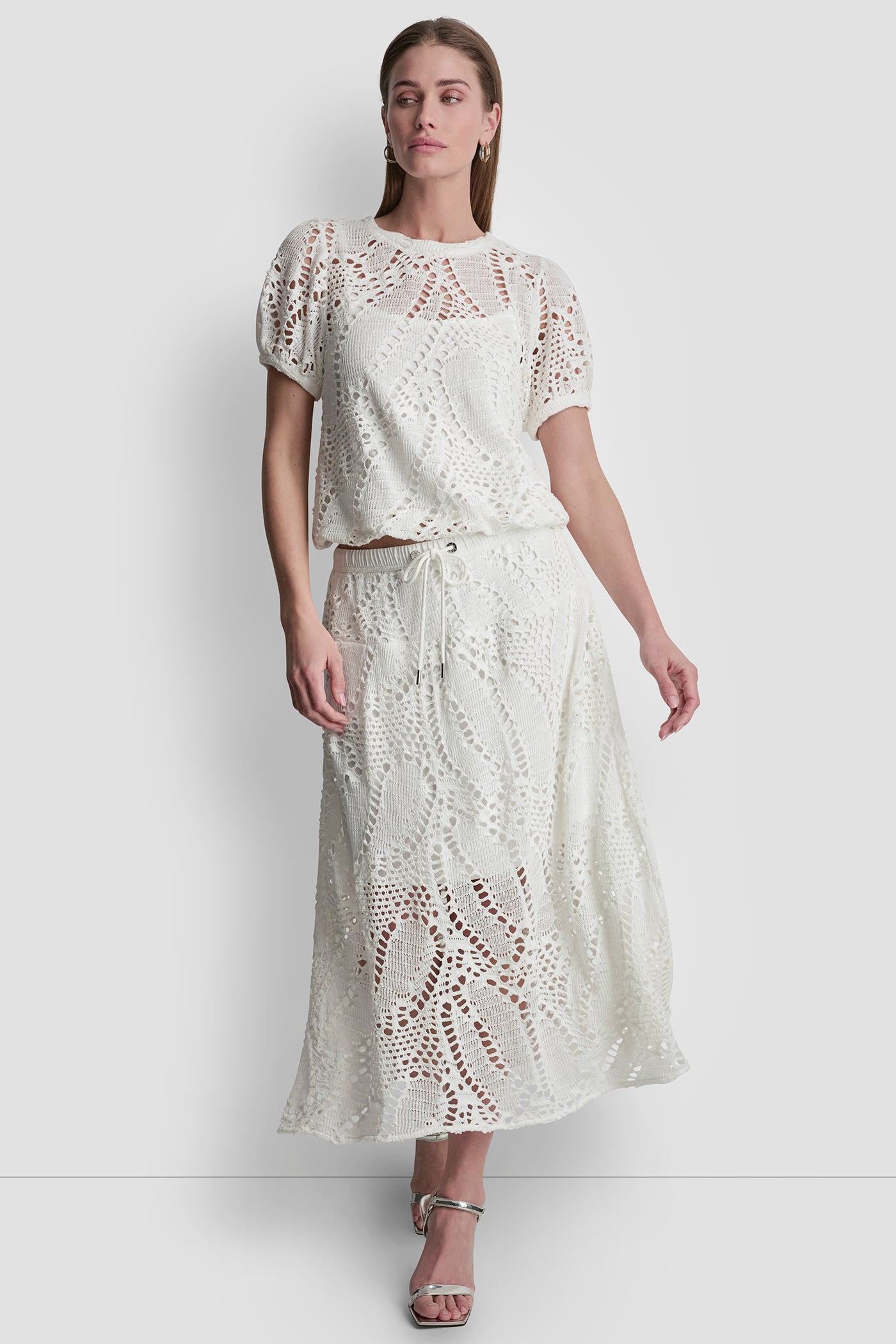 Blusa para Dama DKNY IVORY
