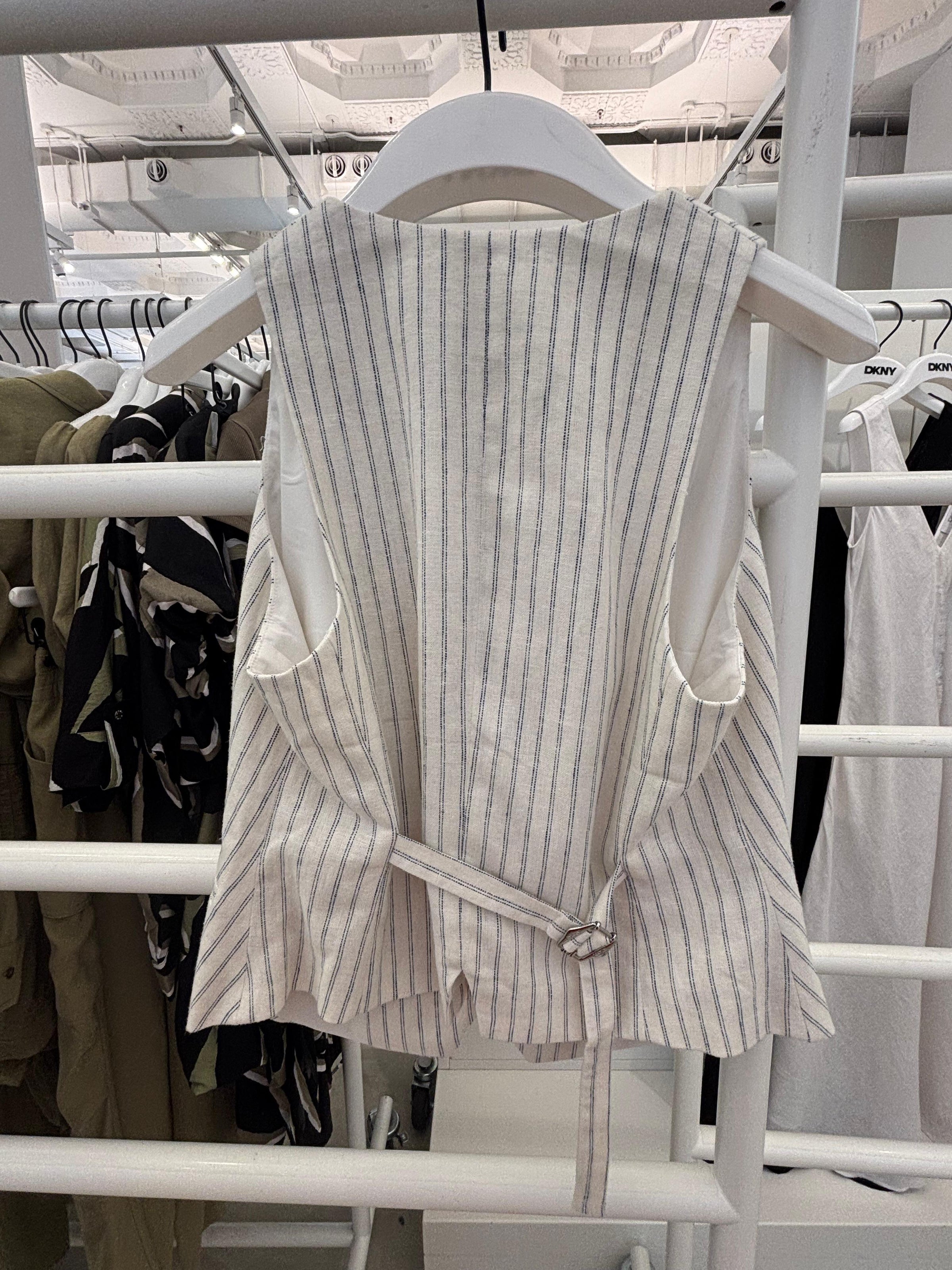 Blusa para Dama DKNY IVORY/ADMIRAL