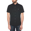 Short Sleeve Poplin Button Down Shirt With Stretch OPWS9010-010 - Multimodashop.com (4486276808838)