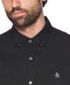 Short Sleeve Poplin Button Down Shirt With Stretch OPWS9010-010 - Multimodashop.com (4486276808838)